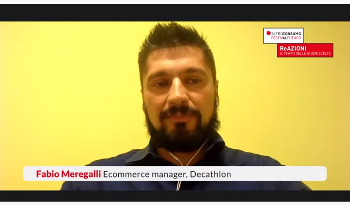 Altroconsumo's tweet image. La vocazione omnicanale è stato l’ingrediente chiave delle nostre strategie degli ultimi 5 anni. Da marzo si sono concentrati il canale di vendita, la domanda di sport, la modalità di consegna, gli orari di contatto. Fabio Meregalli di @decathlonitalia a #FestivalFuturo
#ReAZIONI