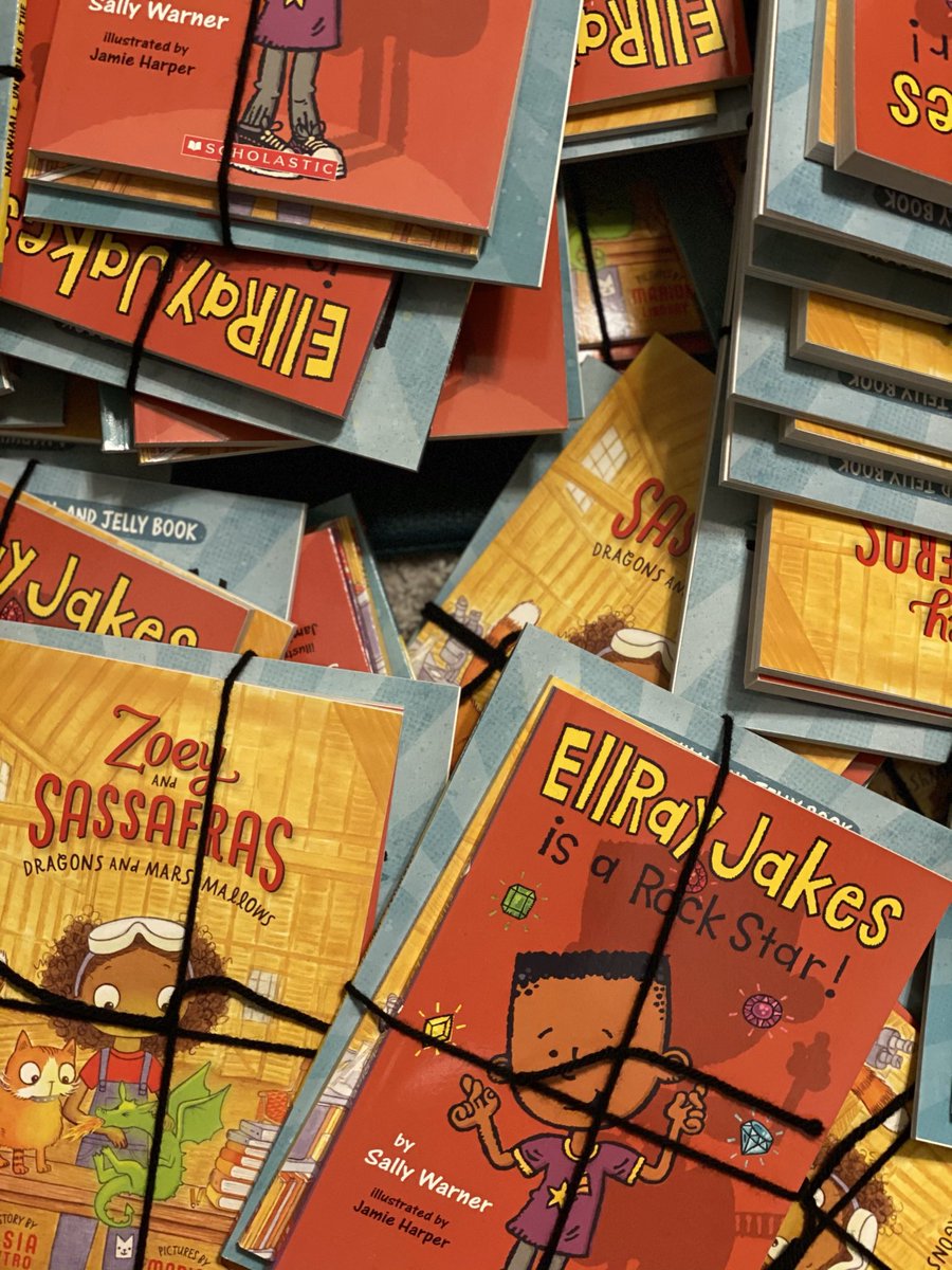 ZuratInTwo's tweet photo. We are grateful for our scholastic sponsors! My kiddos received three books for the holidays! With distance learning I was so worried about my kiddos reading abilities, but this week I have been moved to tears with how much these kids are crushing it at meeting their goals! https://t.co/i7RMRriLcs