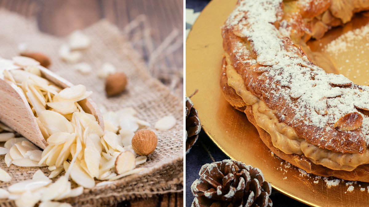 FranceintheUK's tweet photo. The “Paris-Brest” is round, in the shape of a bicycle wheel, and is made from choux pastry filled with praline cream and flaked almonds.

The French Embassy has been inspired by the story of the “Paris-Brest” and is giving you the chance to create a brand new dessert... ⤵ https://t.co/HRuwUvROr3