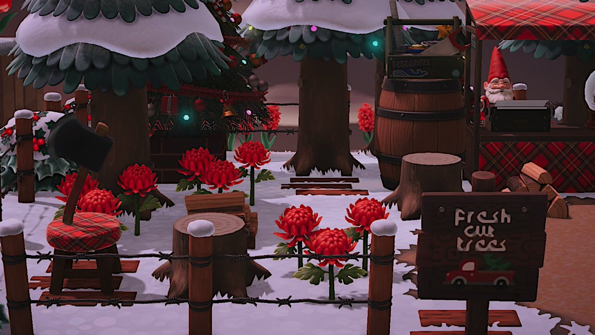 meagan_crossing's tweet photo. 🌲tree farm + photos w Santa❣️

#animalcrossing #acnhdesign https://t.co/dzeEnnHKRz