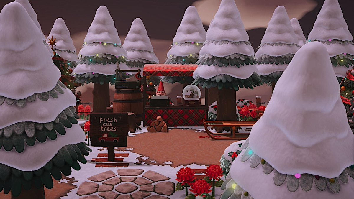 meagan_crossing's tweet photo. 🌲tree farm + photos w Santa❣️

#animalcrossing #acnhdesign https://t.co/dzeEnnHKRz