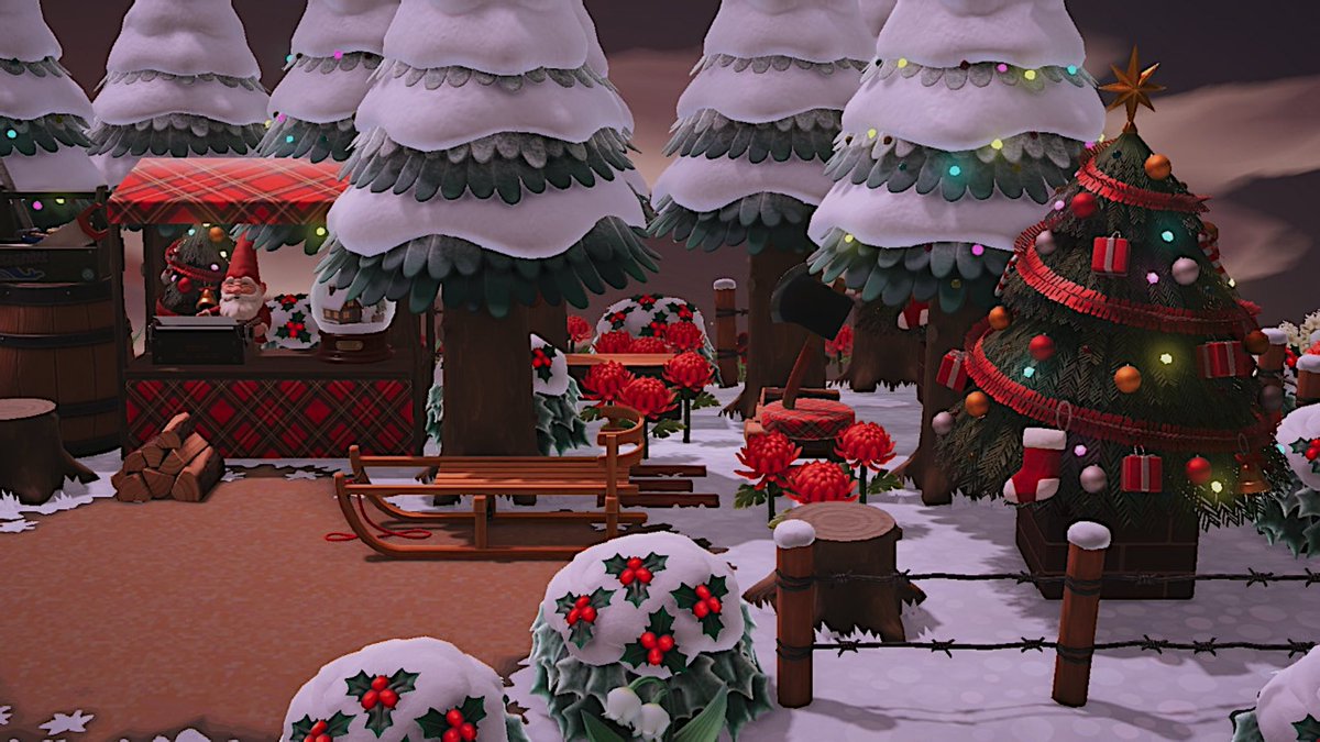 meagan_crossing's tweet photo. 🌲tree farm + photos w Santa❣️

#animalcrossing #acnhdesign https://t.co/dzeEnnHKRz