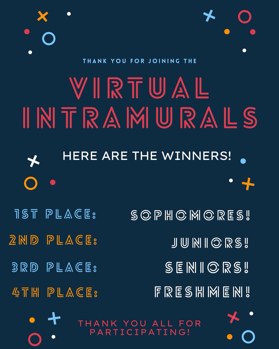MasseySga's tweet photo. Congats sophomores for winning intramurals!! https://t.co/izp73pVnLJ