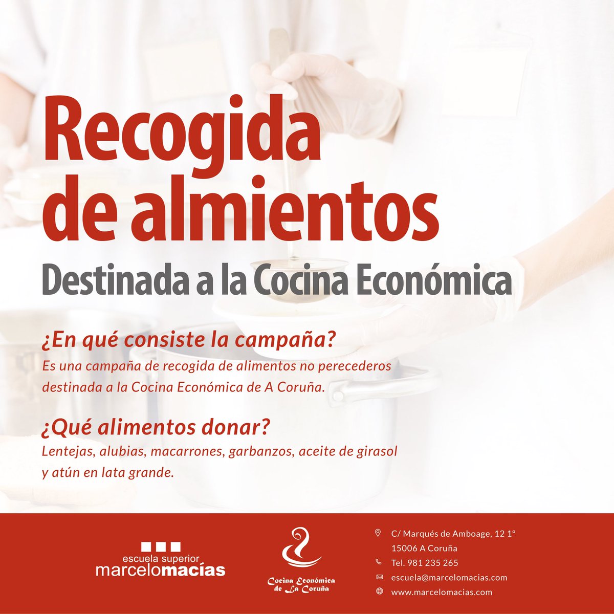 ¿Qué mejor satisfacción que ayudar a quien más lo necesita? 👇🏼👇🏼
#cocinaeconómica  #recogidadealimentos #ACoruña