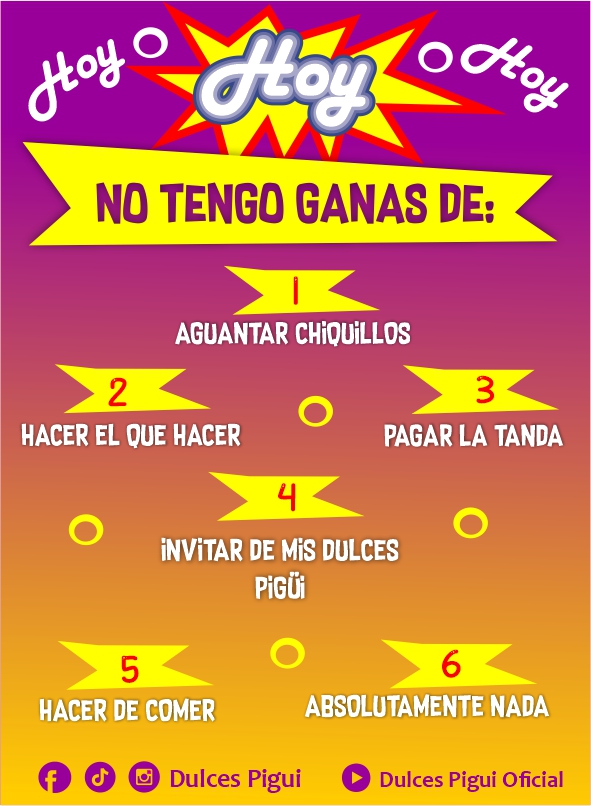 DulcesPigui's tweet photo. Casi todas las Mamás en mínimo 2 días a la semana si  o no?
👉Visita y suscríbete a nuestro canal de YouTube.
⭐️Dulces Pigüi Oficial🎉
https://t.co/dzhyOO4Ma5
Instagram
https://t.co/j9sTby06RA
Contáctanos
🖥 Página web: https://t.co/TGovlF2fhr
📱 Teléfono: 33 36 080 084 https://t.co/KU9R8OOC2W