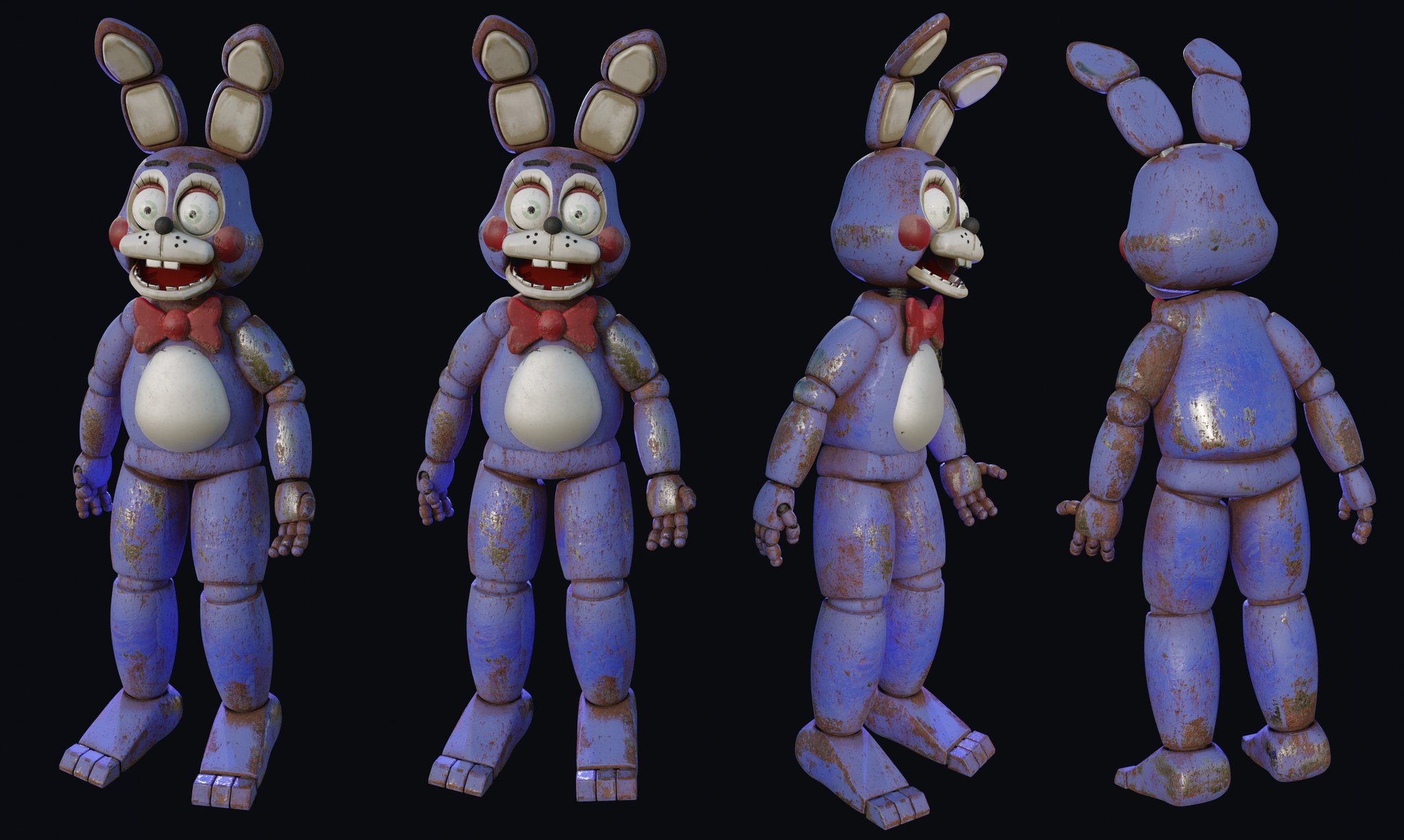 Withered Toy bonnie (2015 Edit now is a 3D MODEL) : r