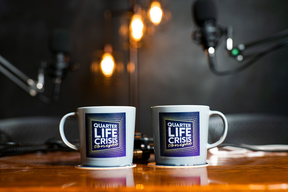 QLCTonight's tweet photo. The studio gets cozier everytime! #Podcast #Mug #Swag #NonsensicalHumor #IntentionalChaos #QLC2NITE https://t.co/ZckkPor5mr