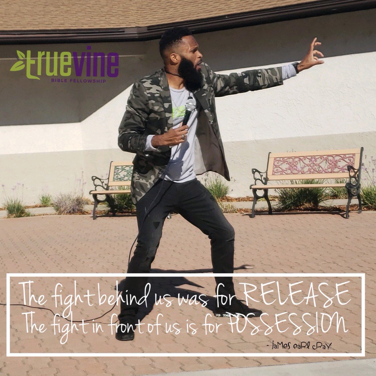 truevinelompoc's tweet photo. “Don’t Fight Backwards” -@J_Earl_Cray #ItsTimeToFight #TheVine https://t.co/A7vN6D4V43
