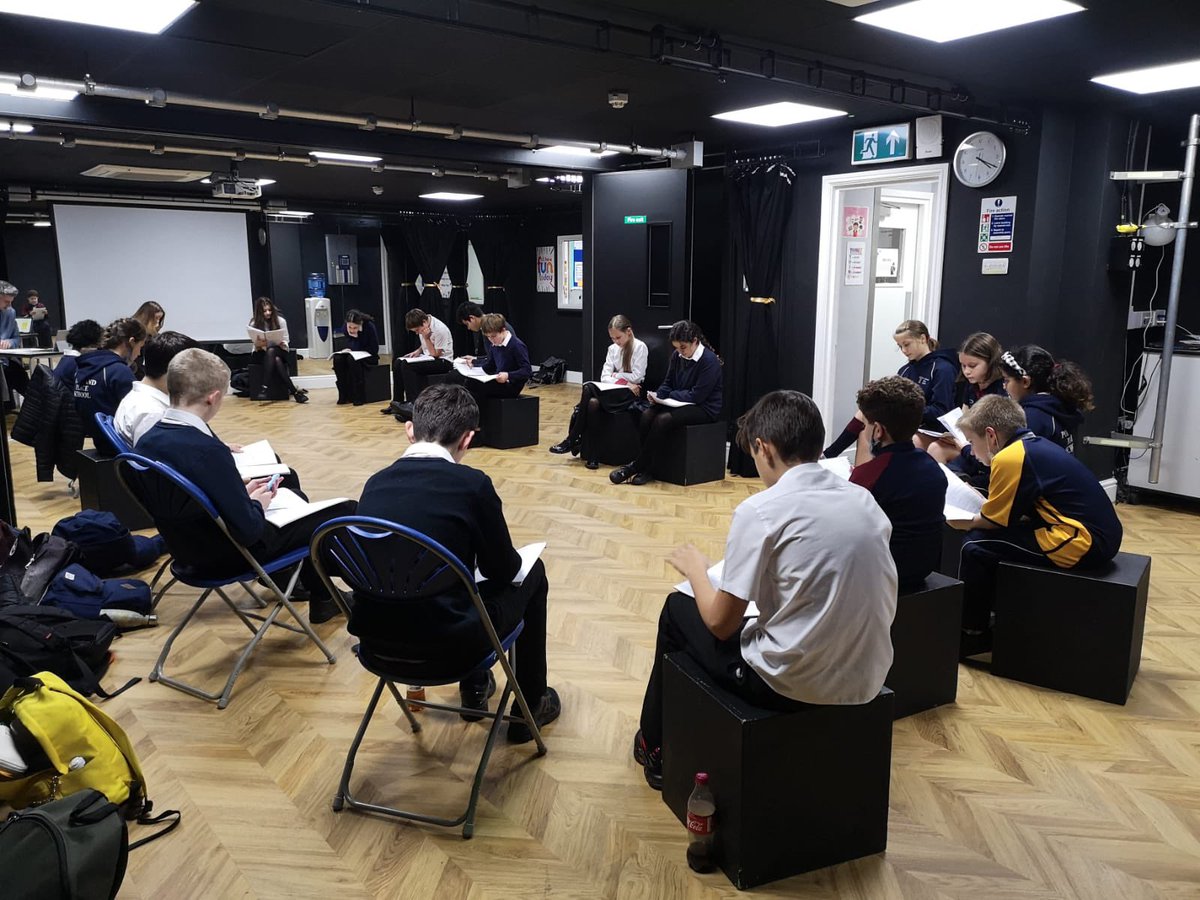PPSMusicDept's tweet photo. First read through on  #TuneUpTuesday for the PPS Musical, The Wizard of Oz @TuneupArts @societyofheads @PortlandPlArts @PortlandPlaceHd @Alpha_PlusGroup @PPSDrama https://t.co/j2MSdZYLML
