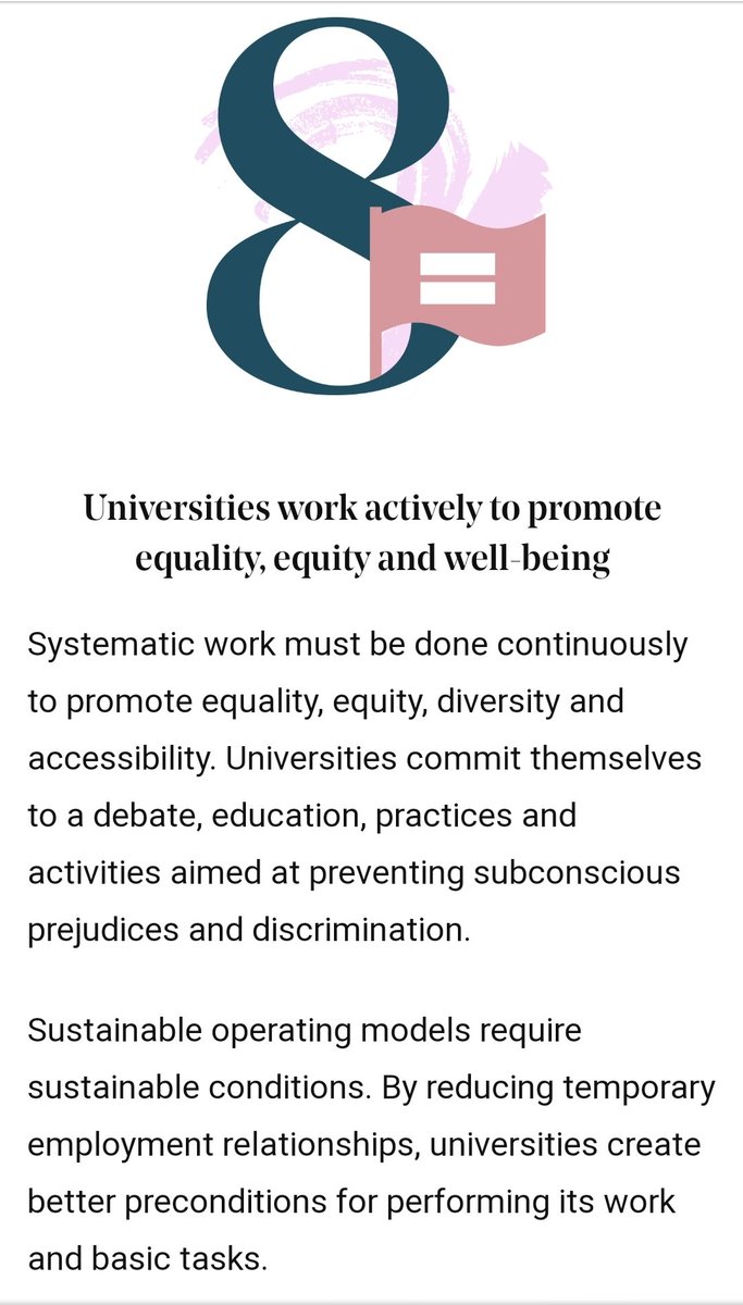 BonnJuego's tweet photo. @sarahoconnor_ Big challenge in #Finland, too. Follow recent action plans undertaken by union of academics FUURT (#WhyNotPermanent campaign of .@Tieteentek) and council of rectors (UNIFI's Thesis 8 in #UnifiKekeTeesit).
Restructure resource allocation. 'Competitiveness' framework is absurd. https://t.co/a5kpWK7eu9