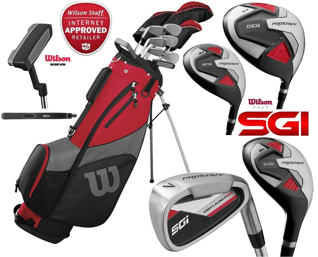 Check out this Wilson Set which is 1 inch longer shafts to suit the taller golfer! Shop below..... thegolfstore4u.co.uk/product/wilson…