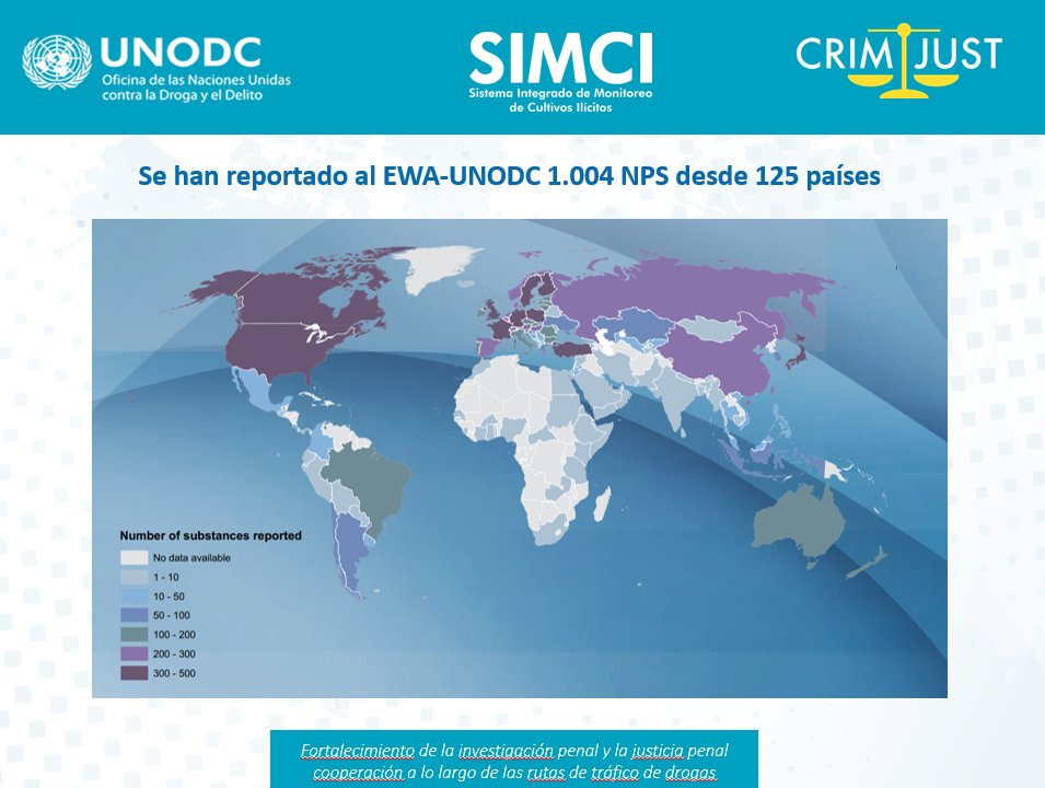 CRIMJUST_UNODC's tweet image. Day 1 closes w/ an overview of trends observed in the production of synthetic drugs: 
🔛@UNODCColombia #SIMCI provides an in-depth analysis of the evolution of the synthetic drug market in Latin America 💊🌎 @IllicitRoutes