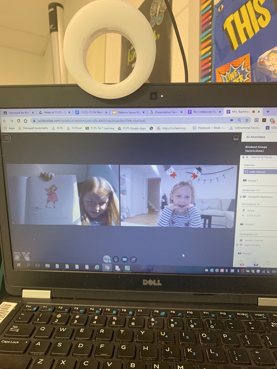 bethbatch6's tweet photo. Virtual Buddy Reading success! 🎉Big thanks to @MsPayneSLES and her 6th graders for joining our Kinder class @StratfordLndgES this morning. Lots of happy faces to round out our literacy block 😊#distancelearning #literacy #breakoutgroups #Kindergarten @FCPSR3 https://t.co/HL4xDzLrRM