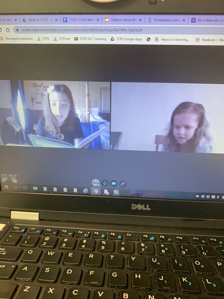 bethbatch6's tweet photo. Virtual Buddy Reading success! 🎉Big thanks to @MsPayneSLES and her 6th graders for joining our Kinder class @StratfordLndgES this morning. Lots of happy faces to round out our literacy block 😊#distancelearning #literacy #breakoutgroups #Kindergarten @FCPSR3 https://t.co/HL4xDzLrRM