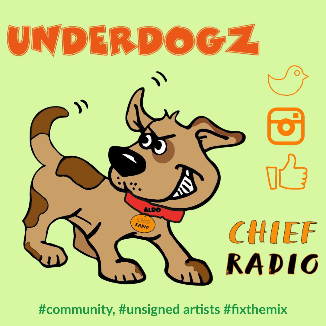 Tonight’s #Underdogz show with @KTDrumz:

@Handbaird 
@FightRbtsFight 
@sapiennsongs 
@BourbonHitcher 
@viccyspongeband 
@Gm116The 
@HollyLerski 
@TheExidors 
Jack Badcock
@braw_official 
@warrenstarrysky 
@outofviewband 

Want airplay? email kerry@chiefradio.com #fixthemix

🧡🏴󠁧󠁢󠁳󠁣󠁴󠁿