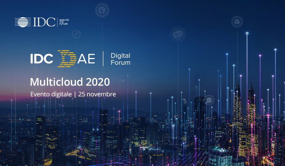 25/11: domani si terrà il Forum di <a href="/IDCItaly/">IDC | Italy</a>, con il nostro patrocinio, dedicato al tema #multicloud

Per maggiori info clicca qui👉👉👉bit.ly/371UqWx