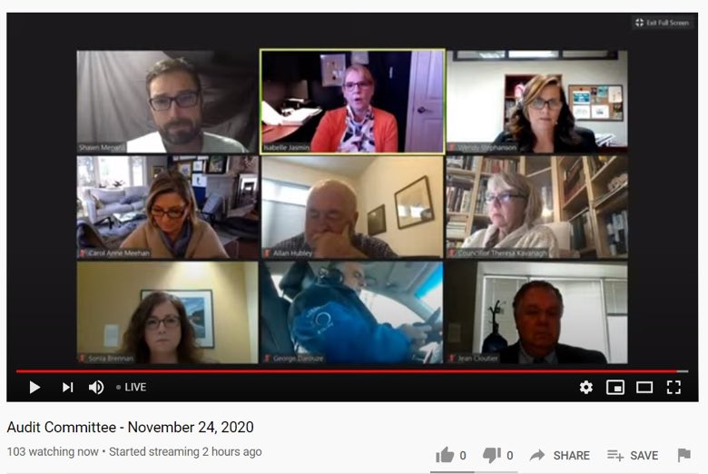 VisionZeroOtt's tweet image. Cllr @GeorgeDarouze texting and driving while on the city zoom meeting. #autowa