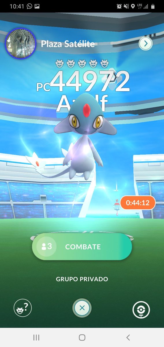 charlmandert's tweet photo. Ayúdenme a vencer a este Azelf

Mi código de e entrenador es 0595 4038 2633 

#Pokemon 
#PokemonGO 
#PokemonGoRaids #PokemonGoRaid 
#PokemonGOfriends https://t.co/2EH2f7maeG