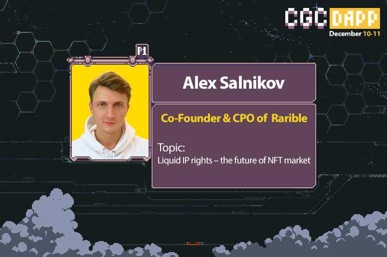 cgc_events's tweet photo. Please, welcome one of them β Alex Salnikov β Co-Founder & CPO of #Rarible, a creator-centric #NFT marketplace with $RARI governance #token and a liquidity mining model for active creators and collectors.
Meet him at #CGCDAPP on Dec.10-11
FREE pass at https://t.co/fdbGRN6oUqπ https://t.co/qVhP3XoHZJ