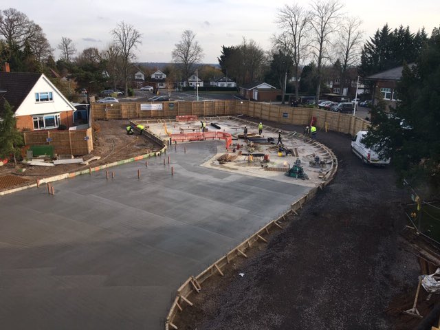 Exciting day - the slab for our new senior school has been laid. #CrosfieldsNews #CrosfieldsSeniorSchool #CrosfieldstoSixteen @Beard_Construct