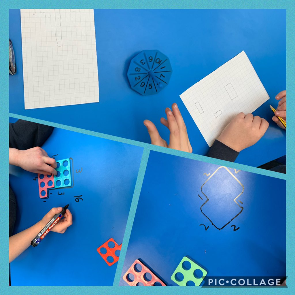 CoullHayes's tweet photo. We worked on perimeter and area today and best of all we got to draw on the table! https://t.co/z73EkKx6WQ