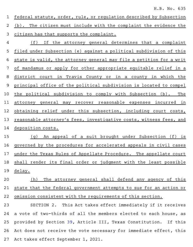DanielJFriend's tweet photo. NEW: @RepMattKrause files #HB635 that would pull state funding from local jurisdictions that enforce federal gun laws that impose a "prohibition, restriction, or other restriction [. . .] that does not exist under the laws of this state." #txlege

Bill: https://t.co/23wT31V8Iq https://t.co/n9NKiMsvbz