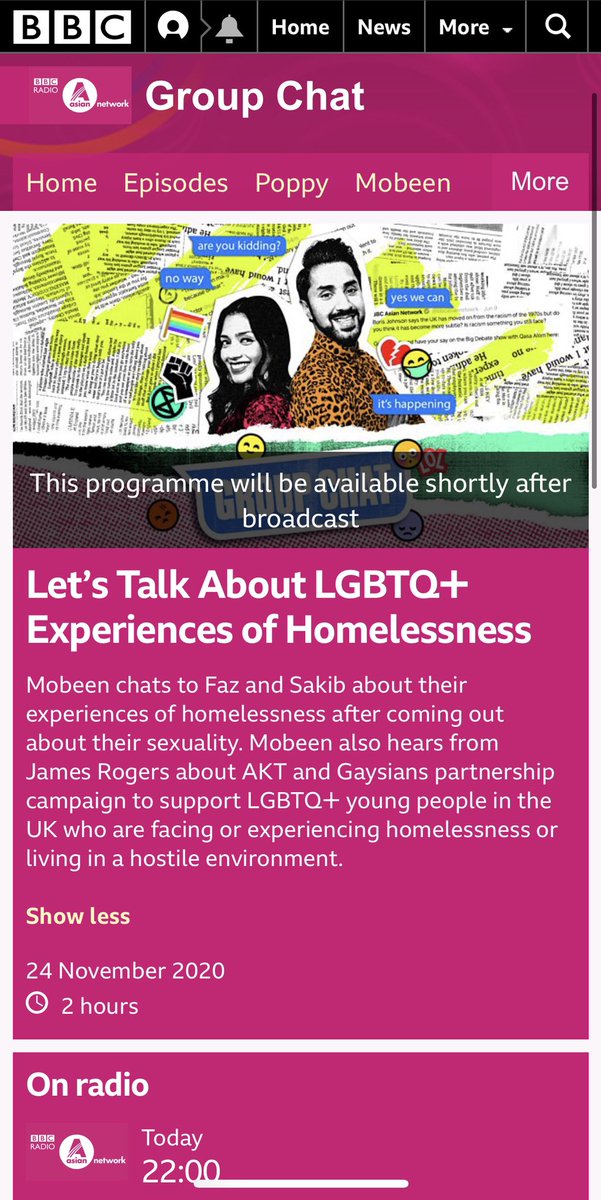 gaysians_uk's tweet photo. TONIGHT! Our team @hummusexualJR  &amp; @sakib_k_creates are on @bbcasiannetwork with @BHusanien talking to @Mobeen_Azhar about our partnership with @aktcharity. 
Listen at 10PM here:
https://t.co/Iq2J0beolB

&amp; support our GoFundMe, tackling this vital issue: https://t.co/ECJ2mqwMwX https://t.co/N1gpfHouyF