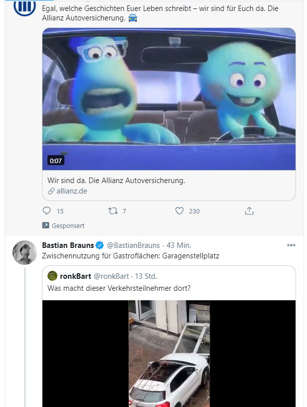 haverflocke's tweet photo. @ronkBart Das Ad-Placement ist auf jeden Fall ein - nun ja - Kracher ;-) https://t.co/RP4GAezz9b