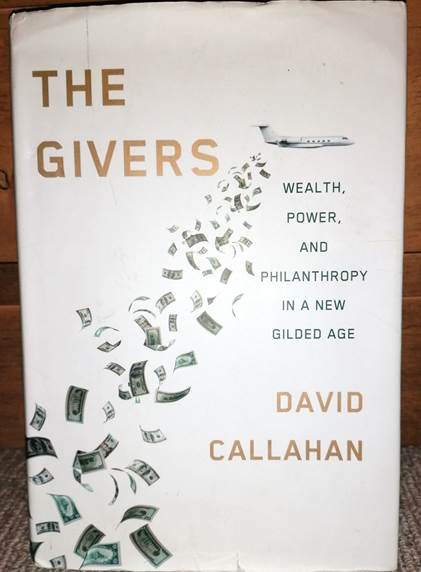 Second is  @DavidCallahanIP's "The Givers".Uncanny.