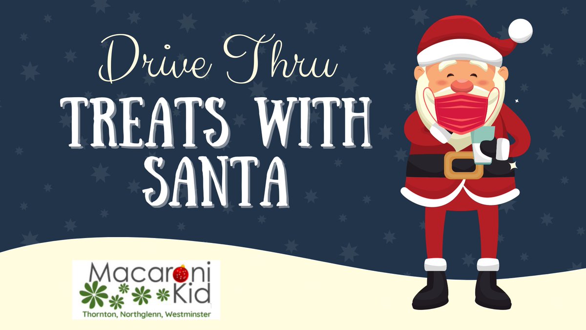 MKThorntonCO's tweet photo. Join us for a socially distanced Treats and Pictures with Santa event in Thornton! https://t.co/ZkNtSMSrTH https://t.co/V4rtToNDJF