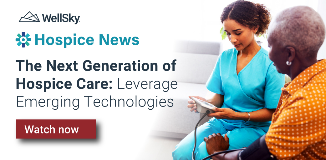 WellSkyHealth's tweet image. At @hospicebusiness's 2020 ELEVATE event, WellSky's 
@homecarecindy &amp;amp; @LWesleyLittle discussed #hospice technology with leaders at @intrepidusa_inc &amp;amp; Aspire Home Health and Hospice.

Watch the panel video to gain insights from these thought leaders today: elevate.hospicenews.com/talks/hospice-…