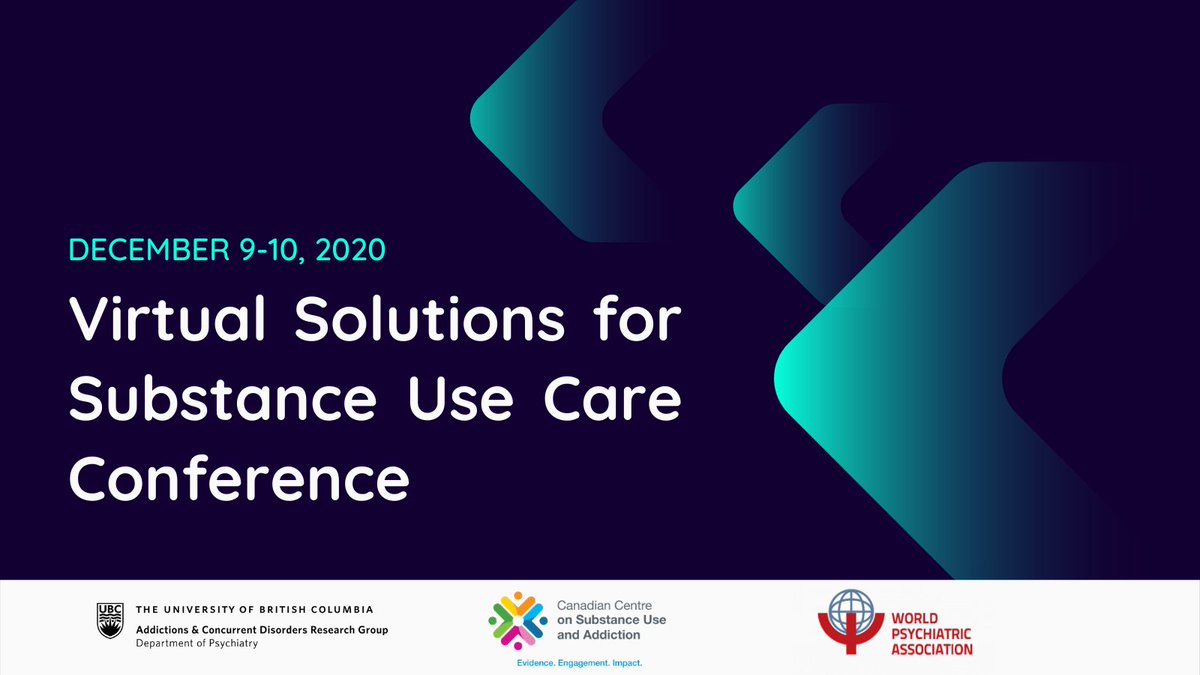 The Virtual Solutions for Substance Use Care Conference is coming up soon. Join colleagues from across the healthcare community to discuss the core elements of virtual mental health care. Register now: bit.ly/2HcIjwU