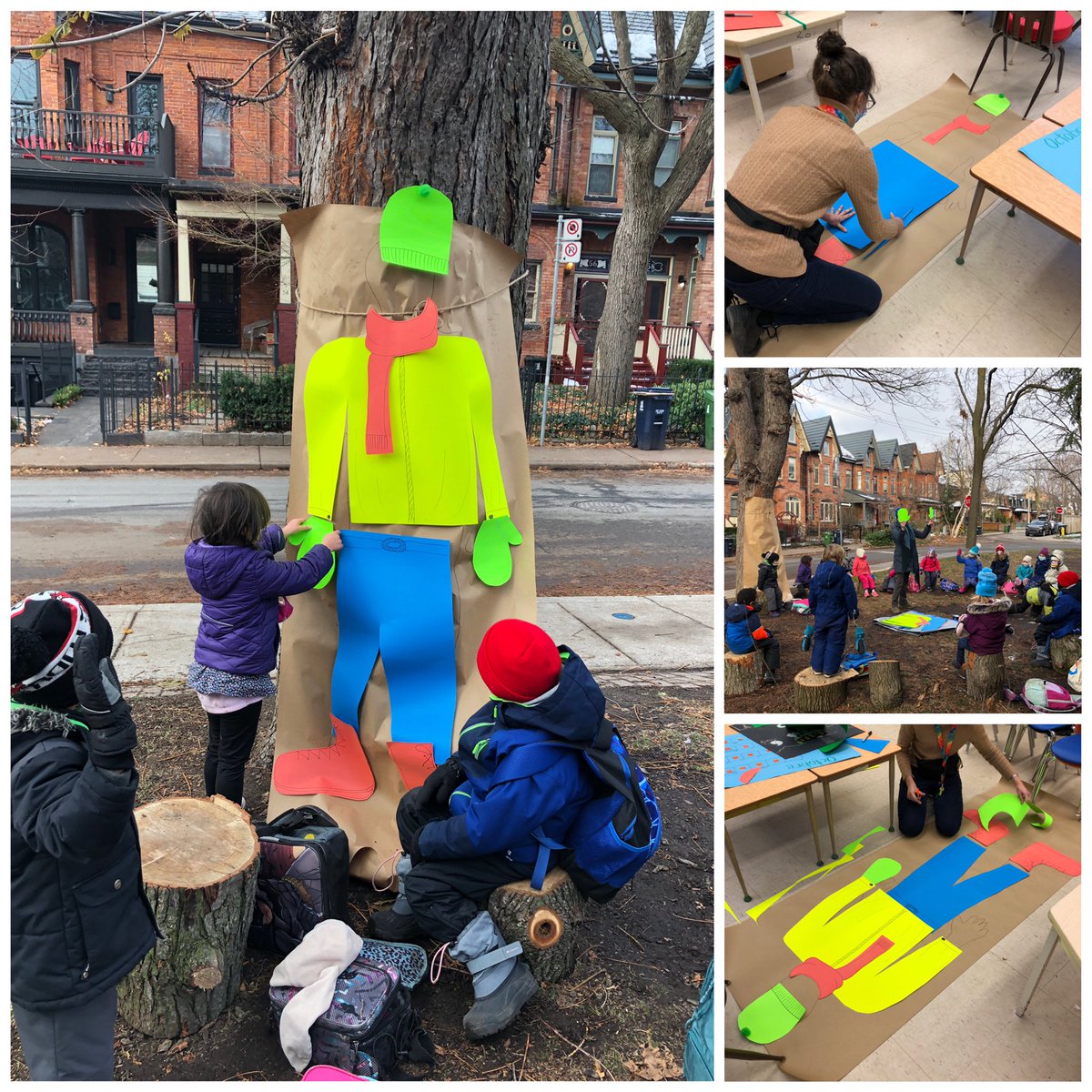 Learning new songs &amp; putting it in order #teamwork #outdooreducation #Kindergarten