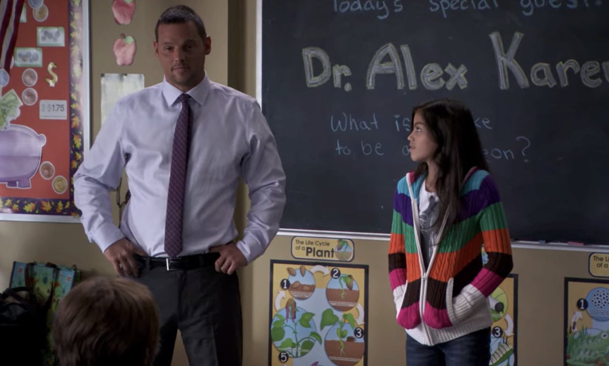 Halfway through  #GreysAnatomy   Season 7 and I still don't really like Karev ... which is why it was so inspired to put him in the Peds Residency because every time his storyline is solely about one of his cases, I am a puddle