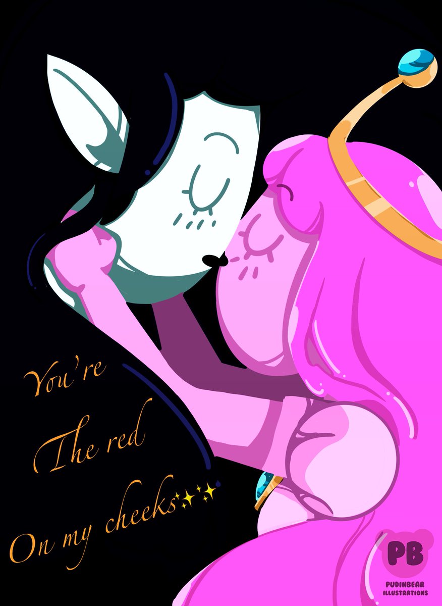 Pud_b3ar's tweet photo. Another bubbleline illustration I just love d#this girlfriends so much #AdventureTimeDistantLands #Obsidian #maceline #bubblegum #PrincessBubblegum https://t.co/vWW7899kZf