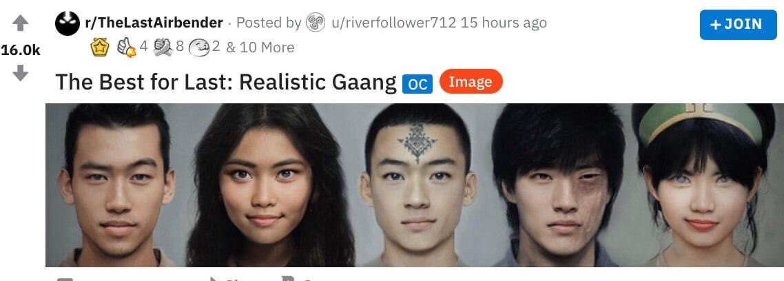 pix Artbreeder Avatar The Last Airbender realistic avatar the last airbender