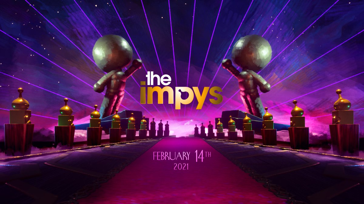 Our 2nd Annual #ImpyAwards will take place on 14th Feb, 2021! 🏆

Nominate your favourite Dreams creators and creations NOW, and visit our evolving, in-game Impy Hub to check out past winners and get updates in the run up to the show!

🌟 drms.me/ImpyAwards 🌟

#MadeInDreams