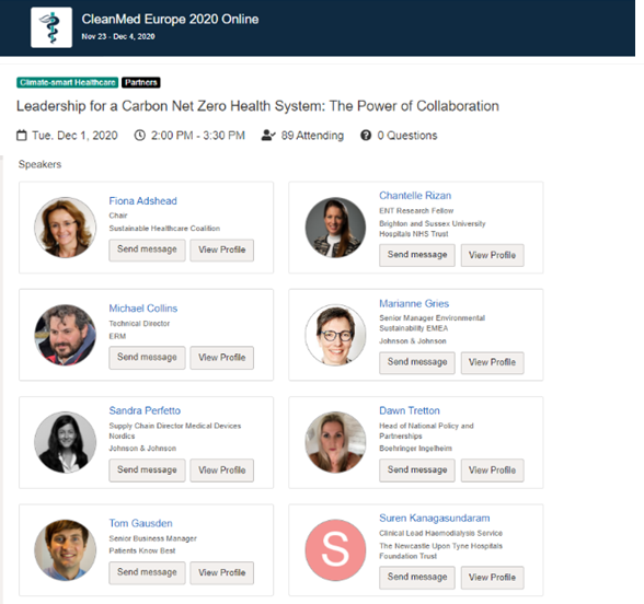 SustHCoalition's tweet photo. Our speakers at #CME20 at 15:00 CET on 1st Dec: https://t.co/a9ibeawuxD