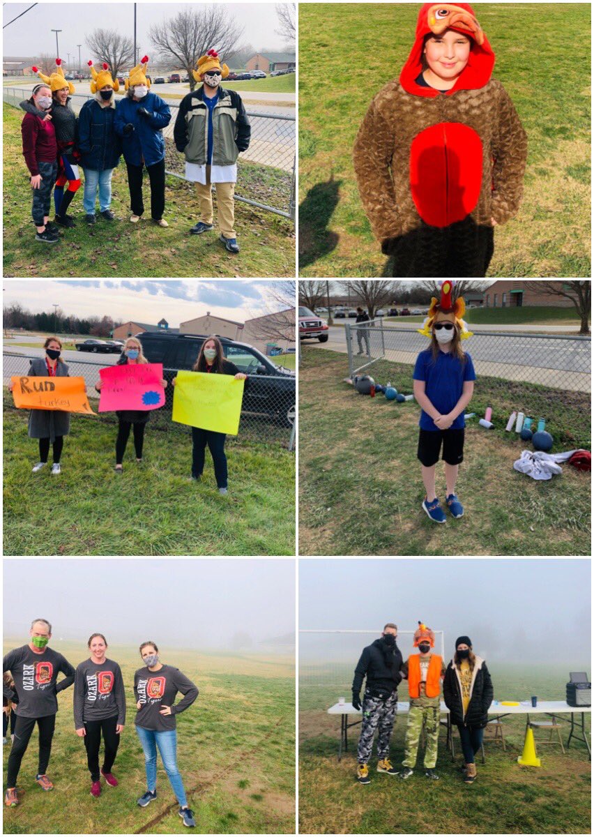 TigersPe's tweet photo. What a great day 2 of the #turkeytrot #movelikeozark #ozarkwellness @OzarkMidSchool @OzarkTigers https://t.co/BUDfncDvCy