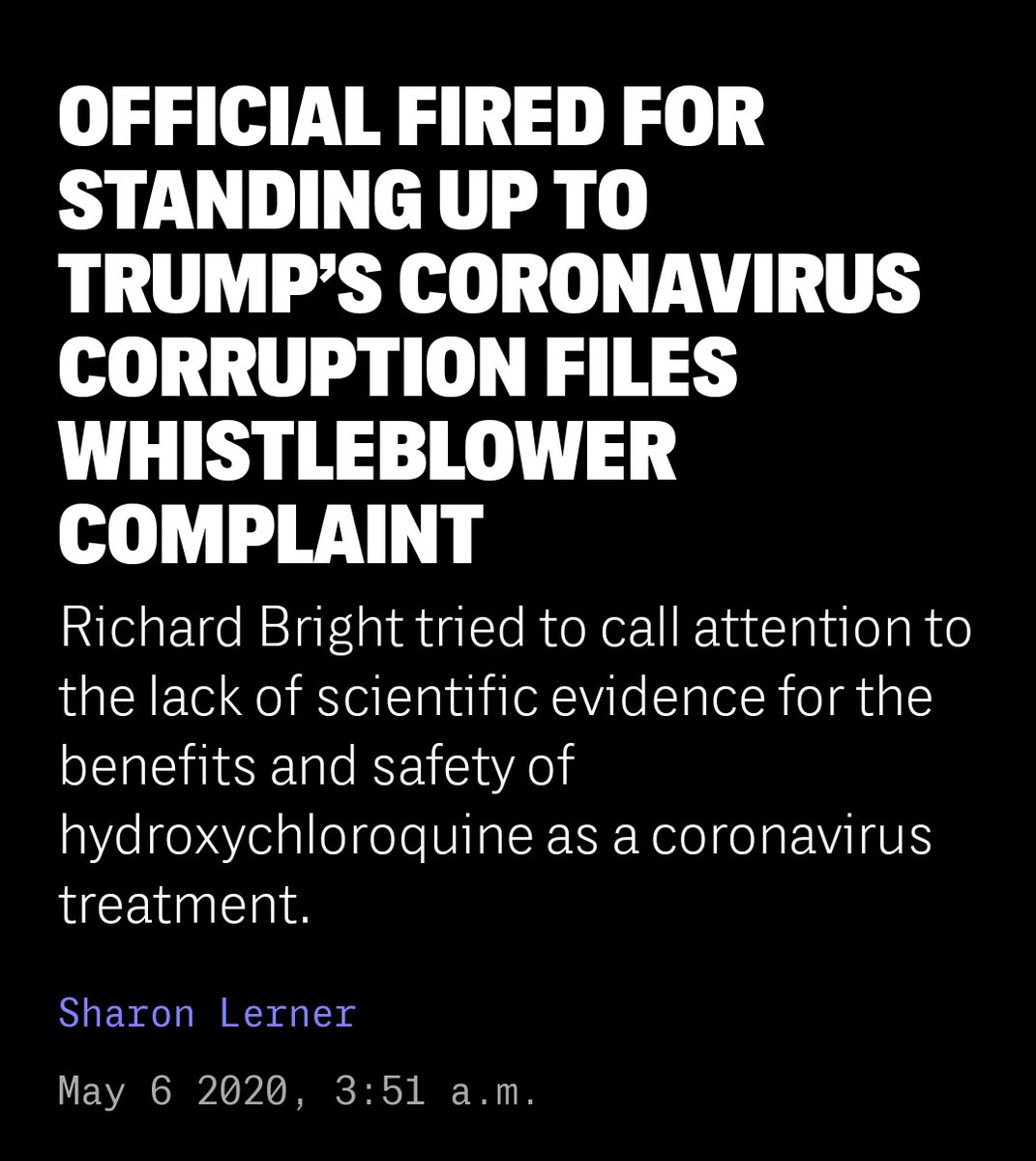 OBSERVATION:Whistleblowers in the US were fired for exposing details about the COVID-19 responseCONCLUSION:Whistleblowers in China were fired for exposing details about the COVID-19 response