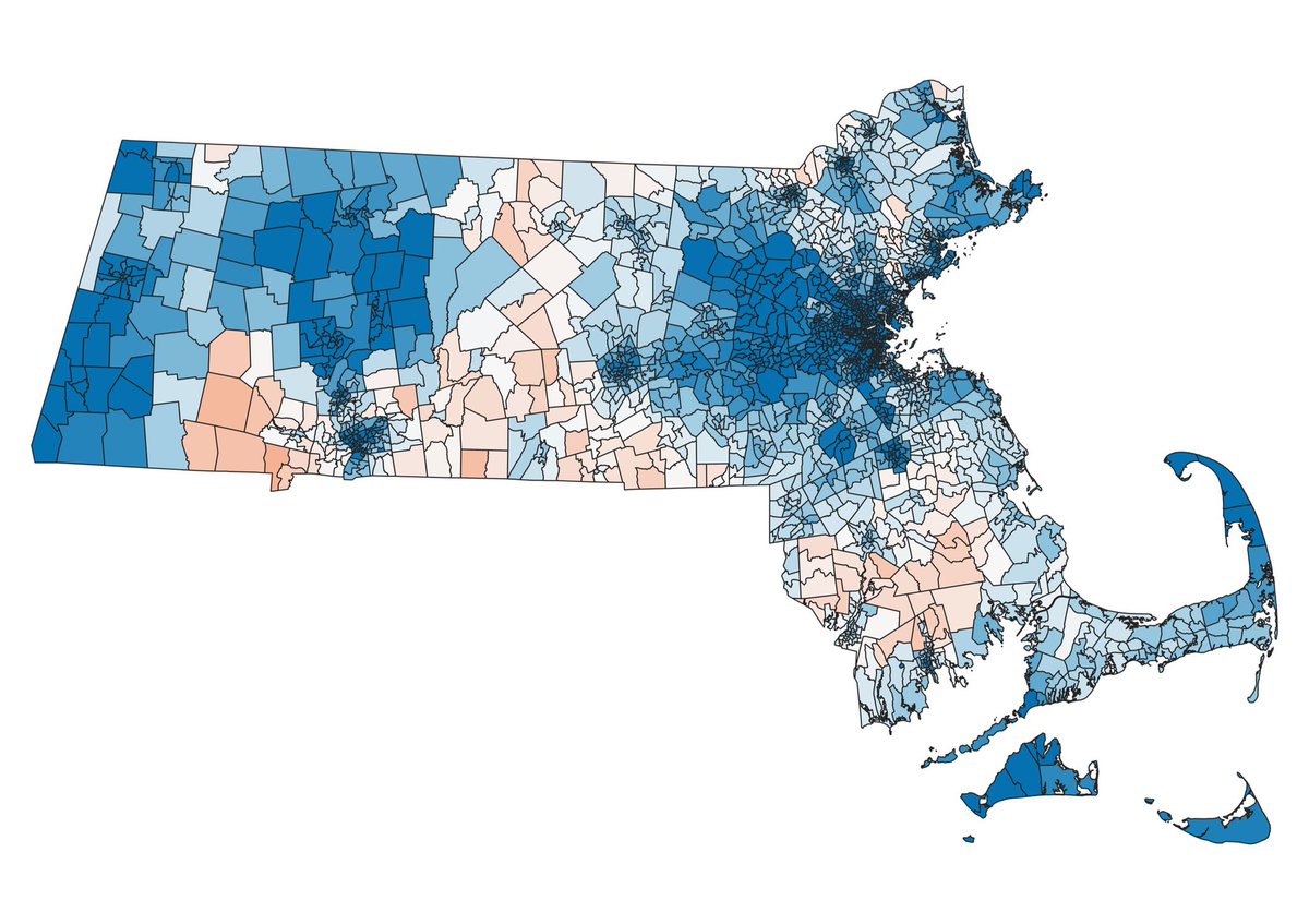 A quick glance at the precinct map shows that to get every Trump precinct, you'd need to take in substantially bluer turf. Let's go through exactly what that turf looks like. Remember, we can't net Biden more than 6,619.