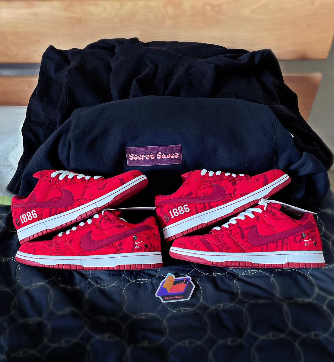 coca cola staple dunk