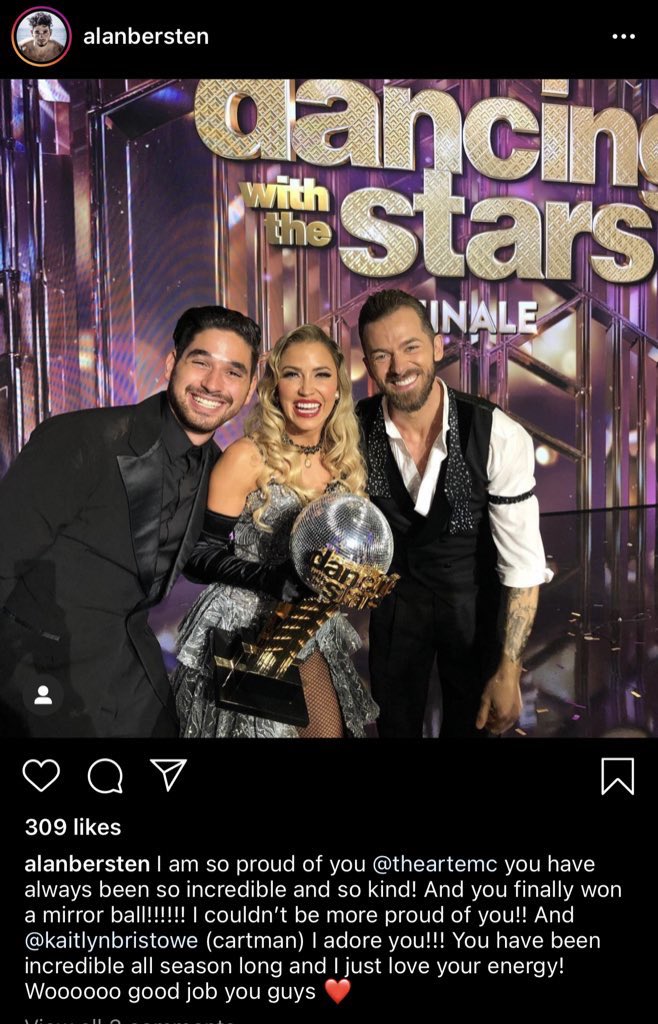 LOADINGBRB's tweet photo. The love from the #DWTS pros are coming in. 🥺 https://t.co/69zXSONSh9