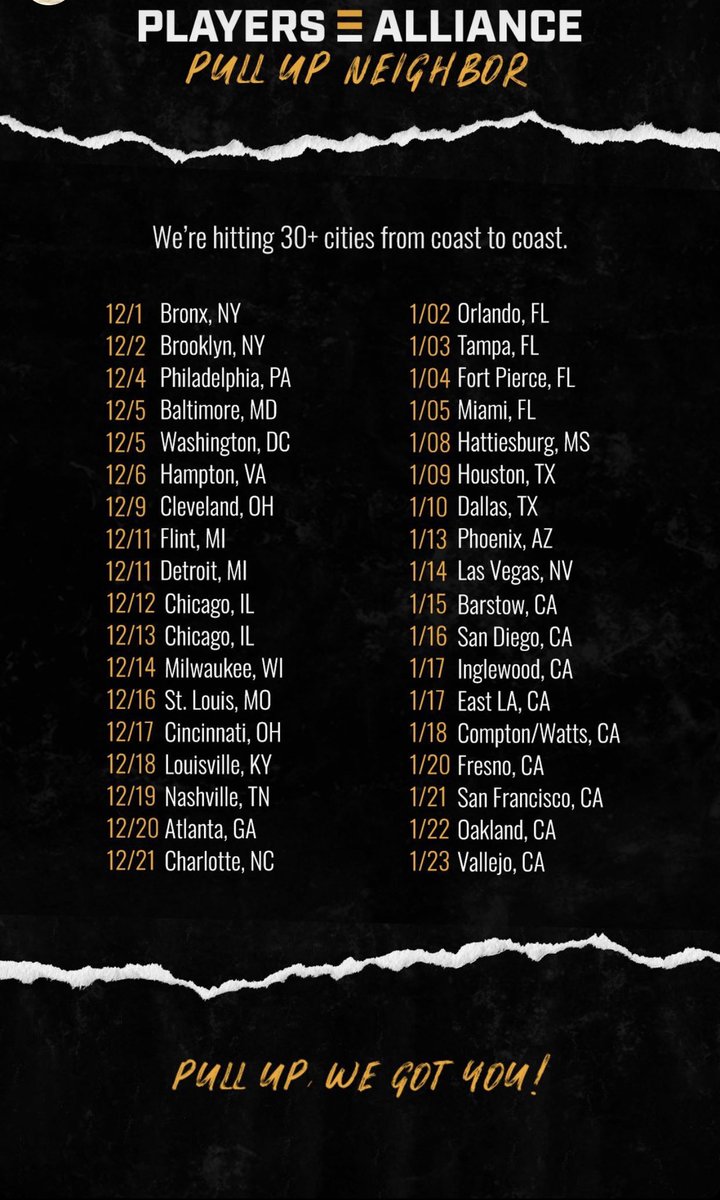 ChinMusic6's tweet image. Hats off to the #PlayersAlliance incredibly proud to see many of the athletes that I’ve known before they were household names #PayItForward