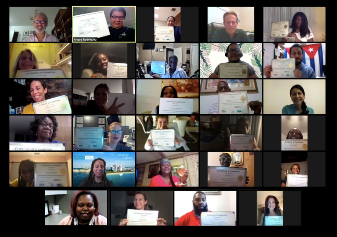 Congratulations to MBF’s 14th Small Business Training  graduating class! 🎓  For more information on MBF’s business workshops, please visit mbf.miami/workshops!