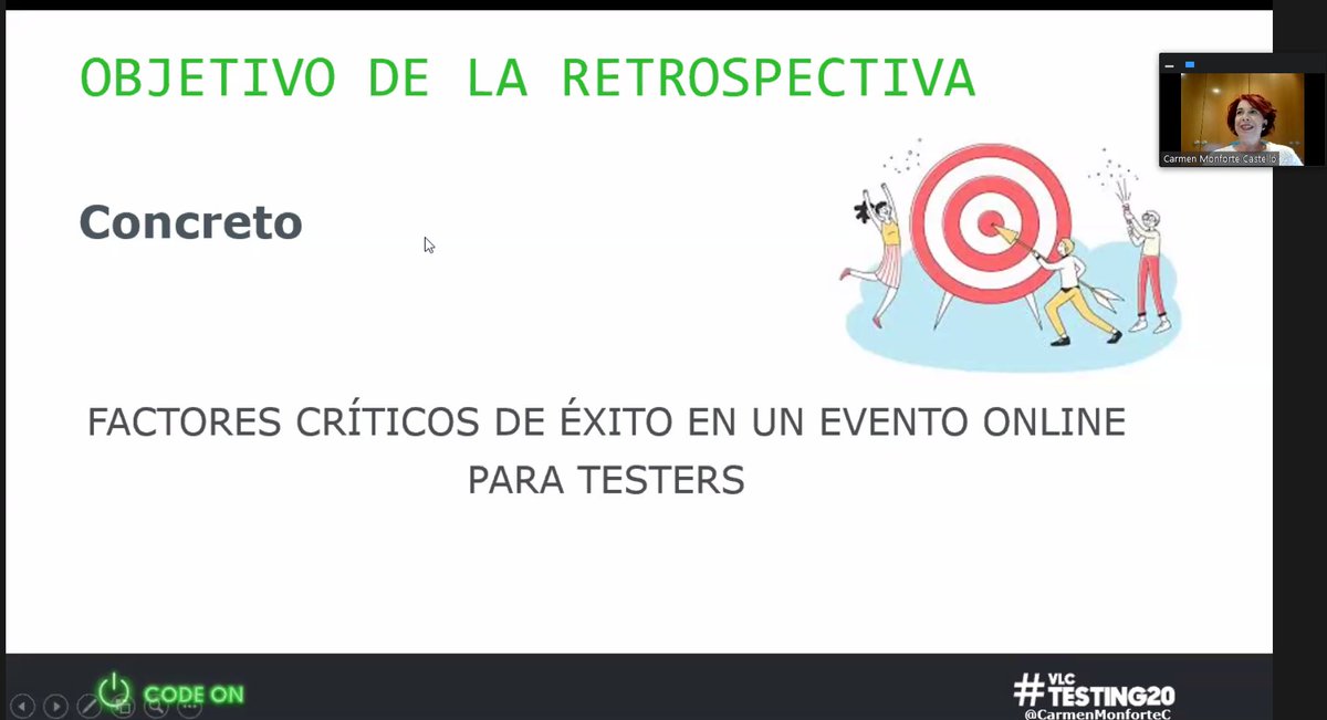 yol_ta's tweet image. #vlctesting20 Virtual Networking con @CarmenMonforteC Esto promete... #CODEON