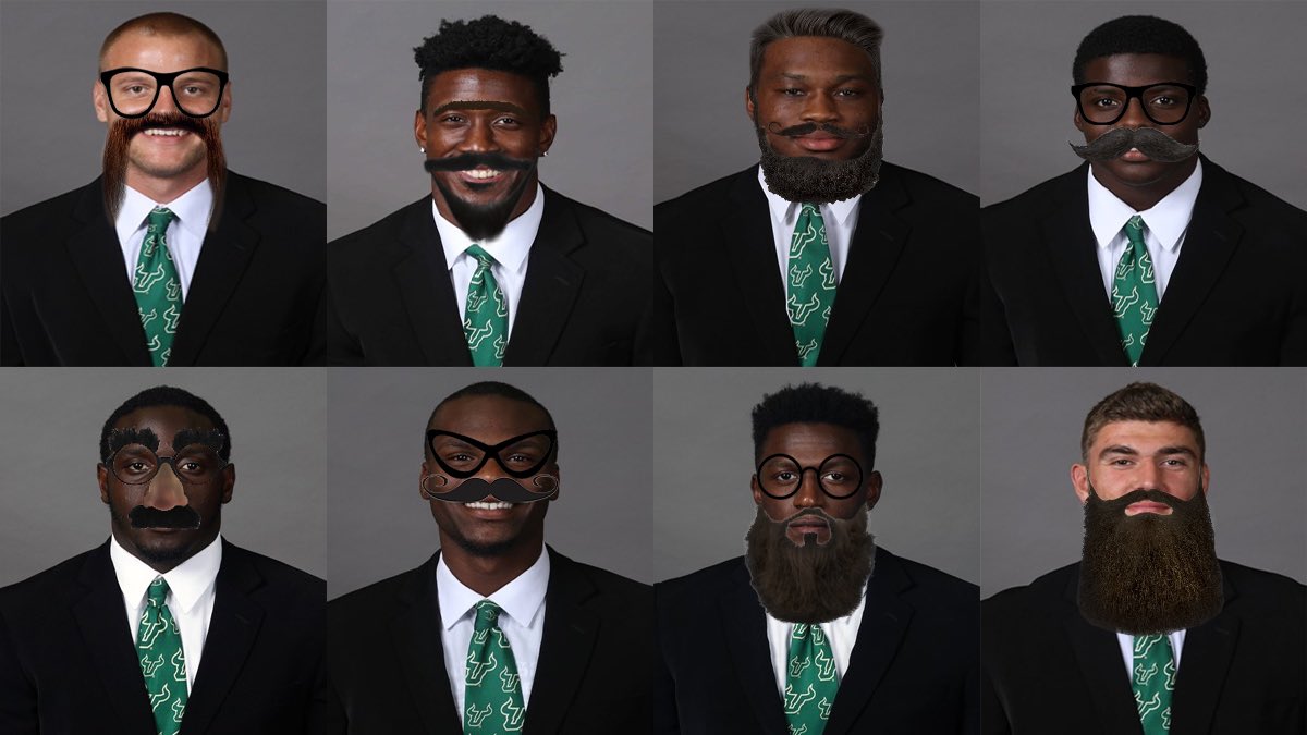 USF_Bullpen's tweet photo. USF has activated the following walk-on players for Friday’s game vs. UCF:

Fuinton Qlowers 
Narlon Nack
Witchell Milcox
Aodney Rdams
Varquez Saldez Mcantling
J’Ernest Dohnson 
Suggie Aanchez
Myre TcCants https://t.co/ewDGk79U7F