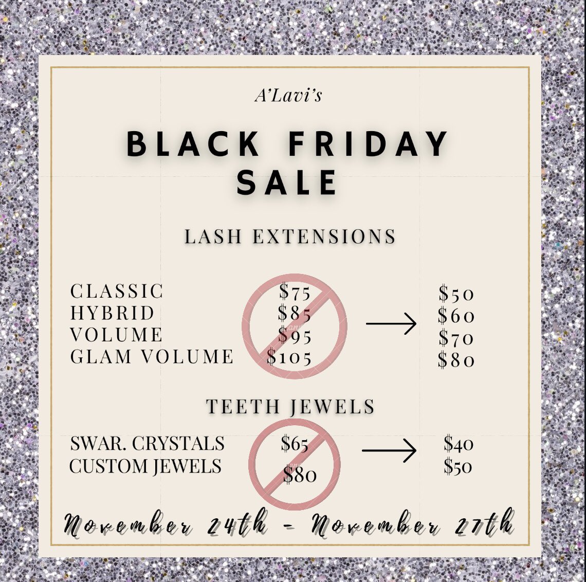 BLACK FRIDAY STARTS EARLY OVER HERE‼️

TODAY - NOVEMBER 27th

HUGE deals here with A’Lavi Lash Extensions. You cannot miss this deal! 

BOOK NOW💕

#louisvilleky #louisvillelashes #lashextensions #502lashes #lashboss #hugedeal #blackfridaylashes #lashtech #statecerified  #owner