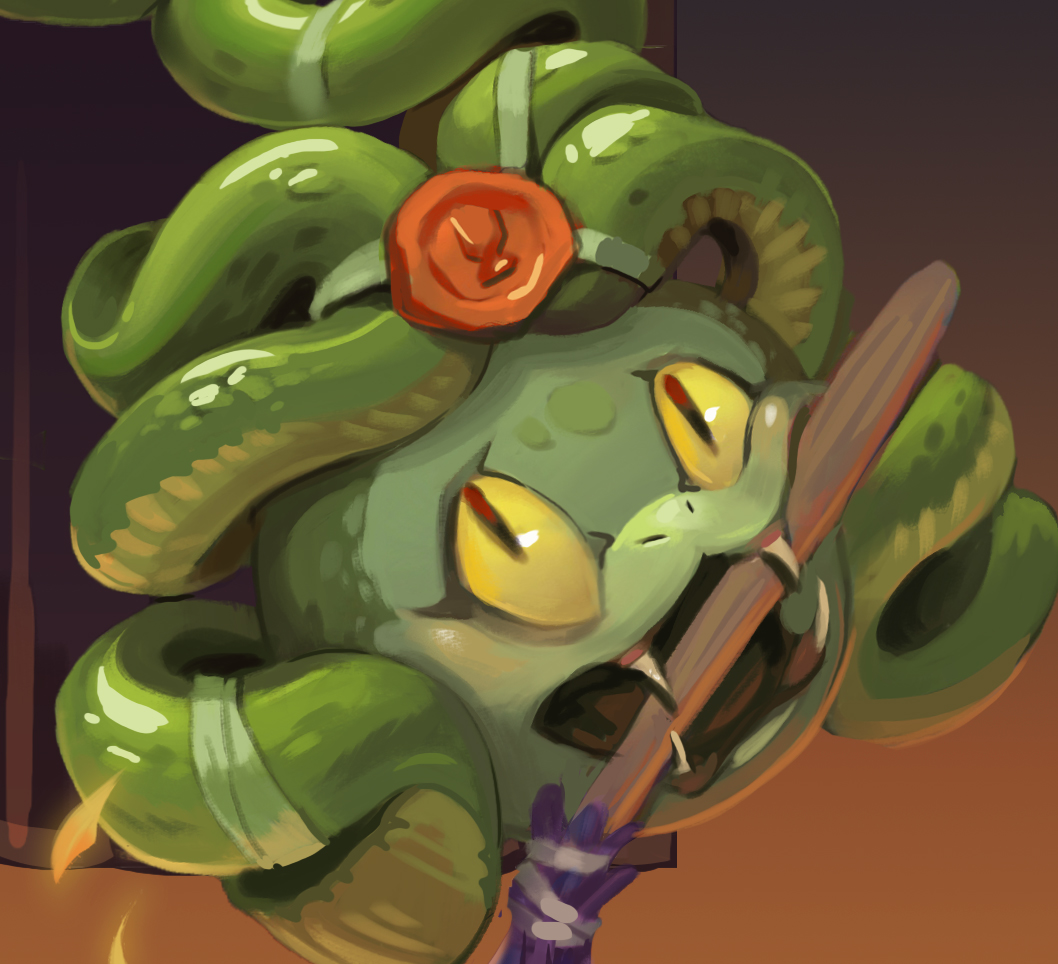 Jynxia's tweet photo. lil bebe dusa🐍 playing loads of Hades lately. Recently finished the story and loved every bit of it ☺️

#HadesGame #HadesFanArt https://t.co/Rm7vtQ2Cbc