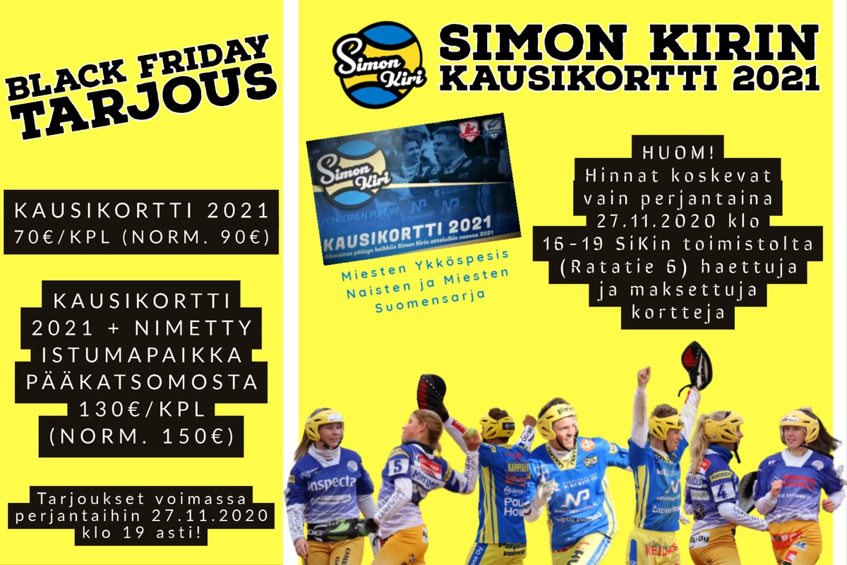 Musta perjantai 
#pesis #simonkiri